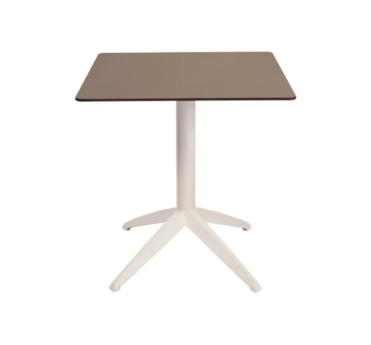 Стіл QUATRO FOLD 70X70 WHITE-TAUPE1